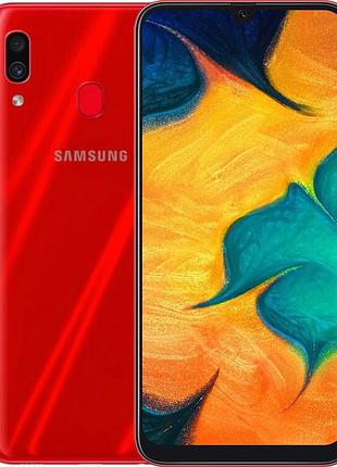 Смартфон samsung galaxy a30 3/32gb red, super amoled, exynos 7904, 16+5 мп, 4000 мач 67