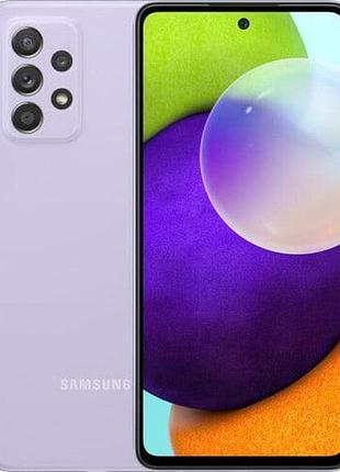 Смартфон samsung galaxy a52 4/128gb light violet 6.5" 2400 x 1080" nfc 4500 мач 67