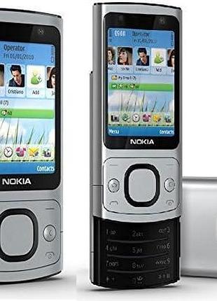Мобільний телефон nokia 6700 slide silver 2.2", nokia 6700 сріблястий, бізнес телефон сучасний