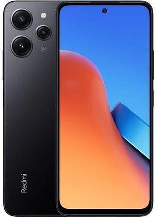 Смартфон xiaomi redmi 12 4/128gb black, 2 sim, 6.79", mediatek helio g88, 50 мп, nfc, 5000 ма·ч vip міцний