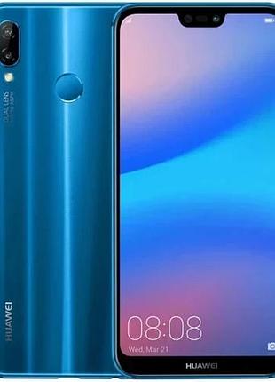 Смартфон huawei p20 lite 4/128gb blue 2sim 4g 5.84" bluetooth 4.2 16 мп + 2 мп 3000 mah новий сучасний