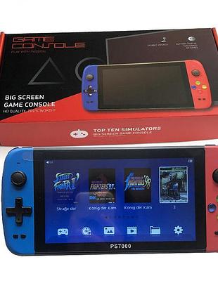 Ps7000 7-дюймовая портативная игровая консоль, 6000+ игр, 64 gb, ретро игровая приставка міцний