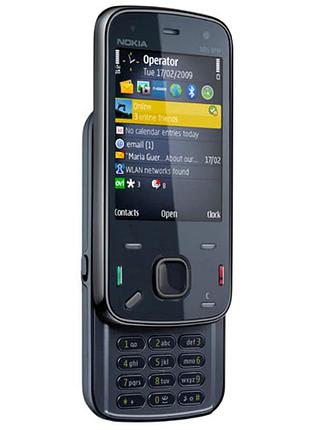 Мобільний телефон слайдер nokia n86 2.6" amoled 8мп, li-ion 1200 маг, 8гб black сучасний