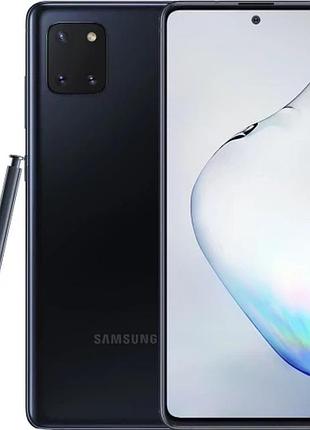 Смартфон samsung galaxy note 10 lite n770f 6/128gb black super amoled 6.7" 2 sim 4500 mah 67