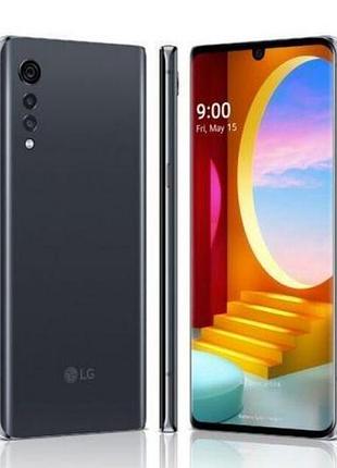 Смартфон lg g9 velvet 5g g900 6/128gb black 2 sim p-oled 6.8" 4300мач камера 48+8+5 мп новый сучасний