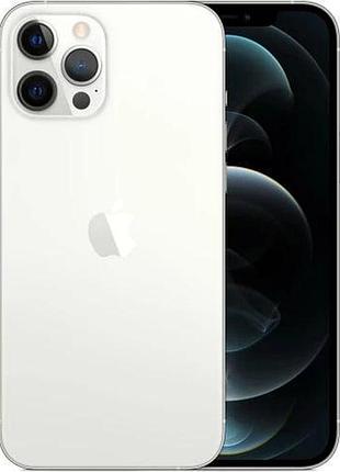 Смартфон apple iphone 12 pro max 512gb silver 6.7" oled a14 bionic 4k nfc magsafe face id 3687 мач міцний
