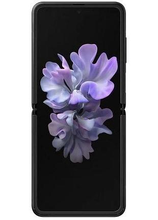 Смартфон samsung galaxy z flip (f700f) 256gb black 6.7" dynamic amoled, snapdragon 855 plus, 256 гб/8 гб, 12+12 мп, 3300 mah