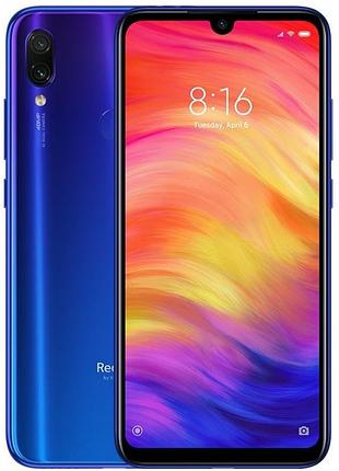 Смартфон xiaomi redmi note 7 4/128gb neptune blue 6.3" ips 2340x1080 2 sim lte nano-sim 48 мп + 5 мп 4000 mah 67