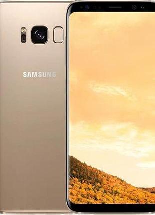 Смартфон samsung galaxy s8 g950f (1 sim) 64gb gold 5.8" snapdragon 835 nfc 3000 mah сучасний