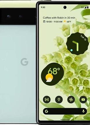 Смартфон google pixel 6 8/128gb sorta seafoam e-sim 5g nfc 6.4" gorilla victus 4k 4614 mah міцний
