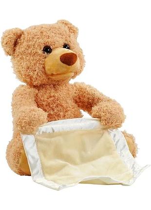 Интерактивная игрушка говорящий мишка пикабу peekaboo bear міцний