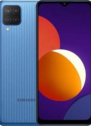 Смартфон samsung galaxy m12 (m127f) 64gb blue, 2 sim 6.5" exynos 850, 48 мп nfc 5000 ма·ч сучасний