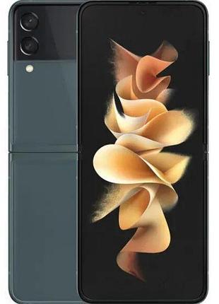 Смартфон samsung galaxy z flip 3 (f711b) 8/256gb green 5g 6.7" 1 sim 120 гц 12 мп + 12 мп nfc 3300mah 67