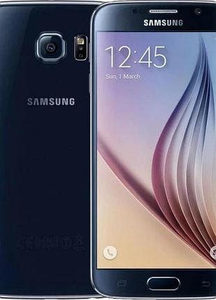 Смартфон samsung galaxy s6 (g920f) 3/32gb black sapphire 4k gorilla glass nfc бездротова зарядка 2550 mah 67