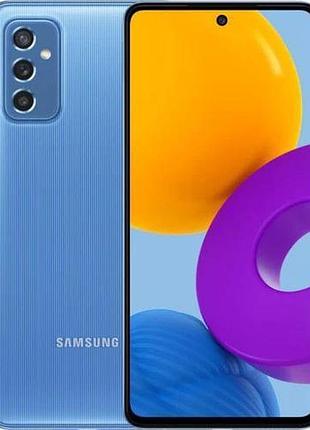Смартфон samsung galaxy m52 5g 6/128gb blue 2 sim 6.7" snapdragon 778g nfc 5000 mah сучасний