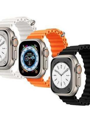 Смар часы l8 ultra max 49 mm 1:1 watch! amoled.преміум'якість. є гвинти та фіксатор ремінця. міцний