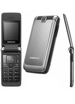 Мобільний телефон розкладачка samsung s3600 silver міцний