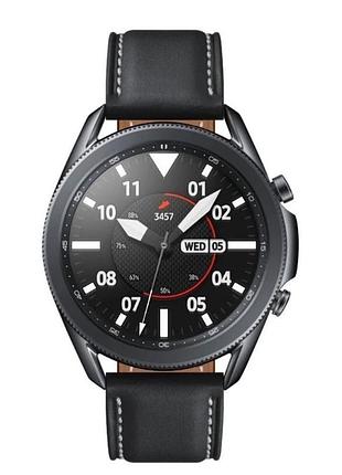 Смарт-часы samsung galaxy watch 3 bt 45mm mystic black (r840), wi-fi, bluetooth, nfc, super amoled міцний