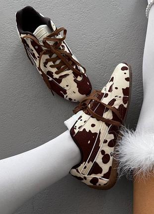 😍 жіночі кросівки puma speedcat cow print