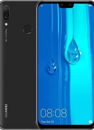 Смартфон huawei y9 2019 4/128 gb midnight black 2 sim ips 6.5" gps 4000 mah міцний