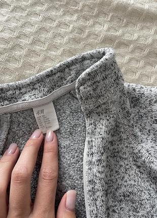Дитяча в'язана флісова кофта h&m 2