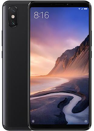 Смартфон xiaomi mi max 3 6/128 black 6.9" ips 2sim lte 12 мп + 5 мп bluetooth 5.0 gps 5500 mah сучасний