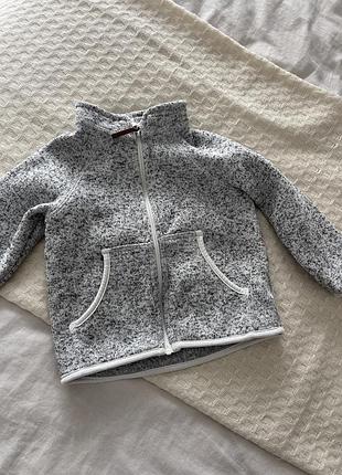 Дитяча в'язана флісова кофта h&m 3