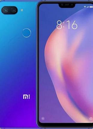 Смартфон xiaomi mi 8 lite 4/64 gb aurora blue 2 sim 6.26" 12 мп + 5 мп snapdragon 660 3350 mah сучасний