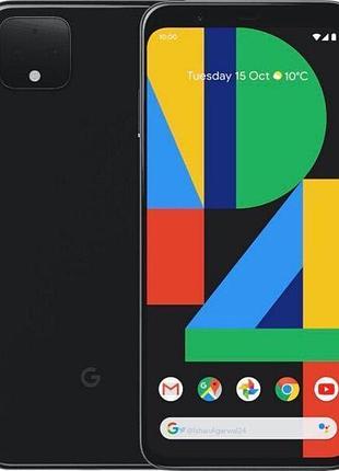 Смартфон google pixel 4 6/64 gb just black oled 5.7" 8ядер 2800 ма·год міцний