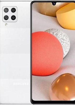 Смартфон samsung galaxy a42 (sm-a426b) 4/128gb white 2 sim 6.6" snapdragon 750g nfc 5000 mah сучасний