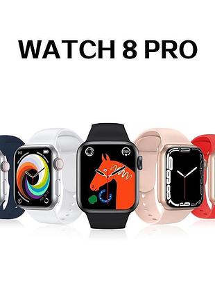 Смарт годинник smart watch i8 pro max black green( зеленый) сучасний