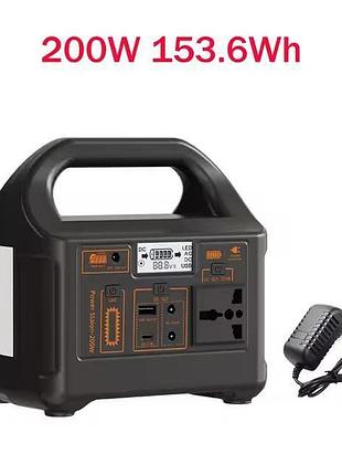 Зарядная станция gaiaray 200w solar generator 153.6wh, lifepo4 67
