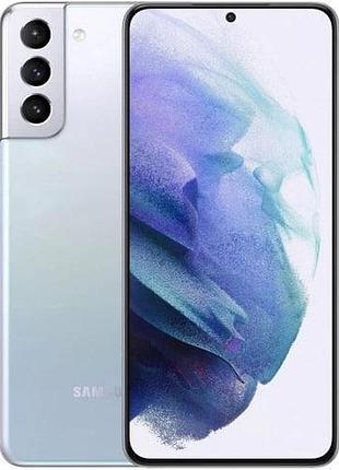 Смартфон samsung galaxy s21 plus 5g 8/128gb phantom silver 2 sim 6.7" gorilla victus 8k nfc 4800 маг міцний