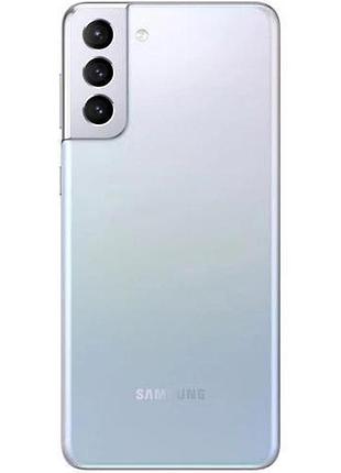 Смартфон samsung galaxy s21 plus 5g 8/128gb phantom silver 2 sim 6.7" gorilla victus 8k nfc 4800 маг міцний 2