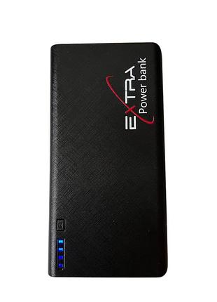 Повербанк extra power bank 20000 ма·год 4 входи ліхтарик колір червоно-чорний 67