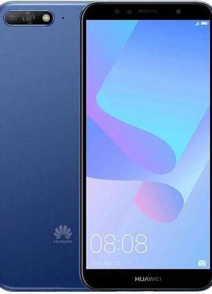 Смартфон huawei y6 2018 blue 2/16gb, 2 sim lte 5.7" ips snapdragon 425 13 мп 3000 маг сучасний