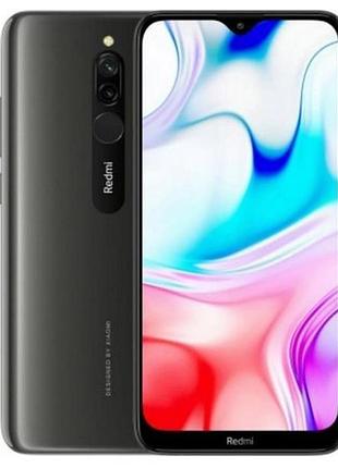 Смартфон xiaomi redmi 8 4/64gb onyx black 2sim lte 6.22" 1520x720 12 мп + 2 мп full hd bluetooth 4.2 5000 mah сучасний