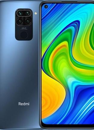 Смартфон xiaomi redmi note 9 3/64gb midnight gray 6.53" 2340x1080 ips 60 гц 2 sim lte 5020 mah 67