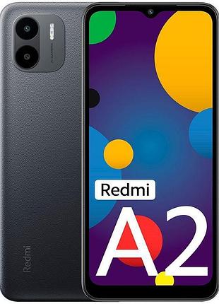 Смартфон xiaomi redmi a2 4/64gb black 2sim lte 6.52" 1600x720 ips 8 мп + 0.08 мп full hd 5000 mah міцний