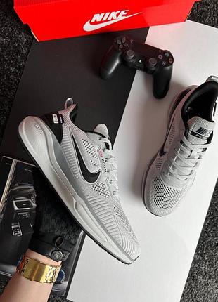 Nike  zoom x react light grey black 9