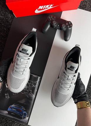 Nike  zoom x react light grey black 8