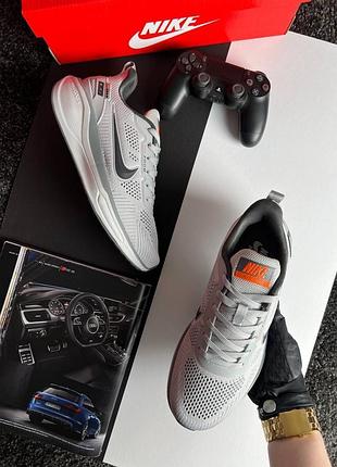 Nike air zoom x react light grey orange 3