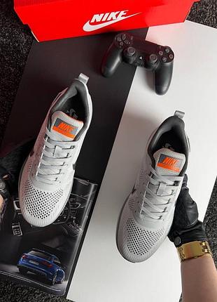 Nike air zoom x react light grey orange 8
