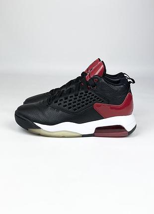 Кросівки баскетбольні jordan maxin 200 cd6107-016 men black red оригінал шкіряні чорні червоні високі чоловічі закриті розмір 44 44.5 / 28.5 см