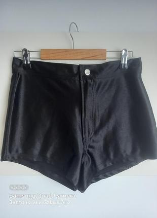 Атласные молодежные шорты zara