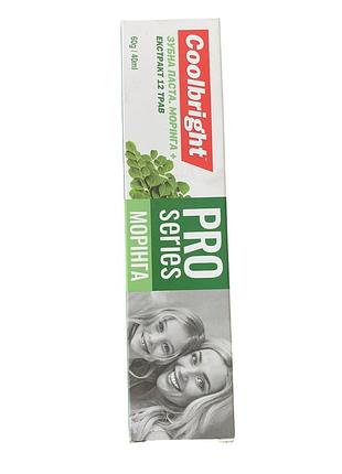Зубна паста pro moringa+ coolbright 60 г