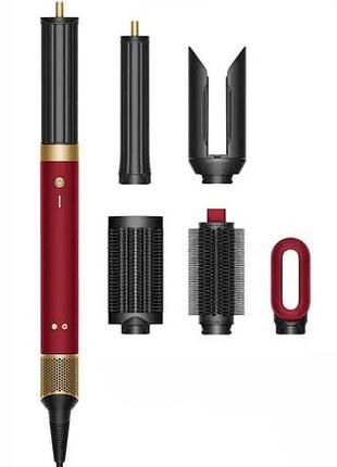 Мульти-тайлер airwrap hs09 1700вт | красный red velvet/gold | 5-в-1 фен, стайлер, плойка, выравниватель