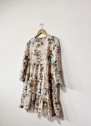 Платье в цветочный принт от zara🌿