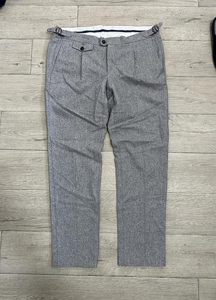 Фланелеві вовняні брюки suitsupply vitale barberis canonico 1663 вовна 48