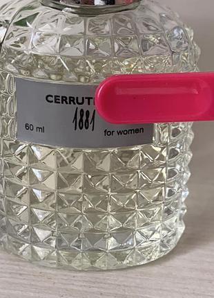 Тестер жіночий cerruti 1881 pour femme 60 мл 4